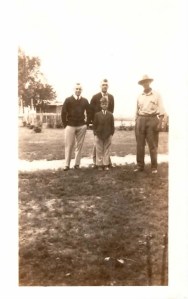My Uncle Bob Boyd, Papa, Grandfather Boyd and me, 1927